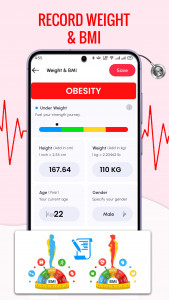 اسکرین شات برنامه Heart Rate Monitor BPM Tracker 8