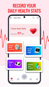 اسکرین شات برنامه Heart Rate Monitor BPM Tracker 2