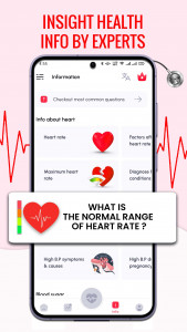 اسکرین شات برنامه Heart Rate Monitor BPM Tracker 7