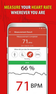 اسکرین شات برنامه Heart Rate Monitor Pulse Checker:  BPM Tracker 3