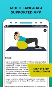 اسکرین شات برنامه Warm up Stretching exercises: Flexibility training 2