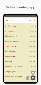 اسکرین شات 1 برنامه Inkpad Notepad & To do list