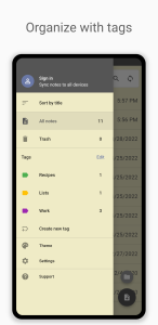 اسکرین شات 5 برنامه Inkpad Notepad & To do list