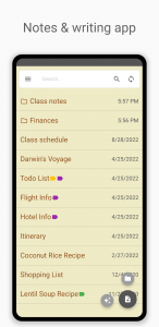 اسکرین شات برنامه Inkpad Notepad & To do list 1