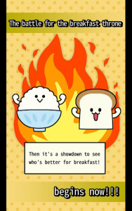 اسکرین شات بازی Breakfast Showdown!  Rice vs Bread 6