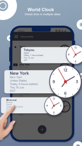 اسکرین شات برنامه World Clock-Smart Country Clock Time 8