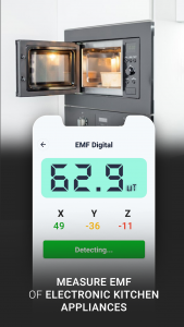 اسکرین شات 2 برنامه Phone EMF Detector