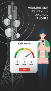اسکرین شات 1 برنامه Phone EMF Detector