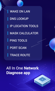 اسکرین شات 1 برنامه Network Tools: IP, Ping, DNS