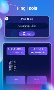 اسکرین شات برنامه Network Tools: IP, Ping, DNS 5