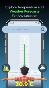 اسکرین شات 4 برنامه Mobile Thermometer