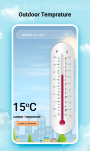 اسکرین شات برنامه Mobile Thermometer 3