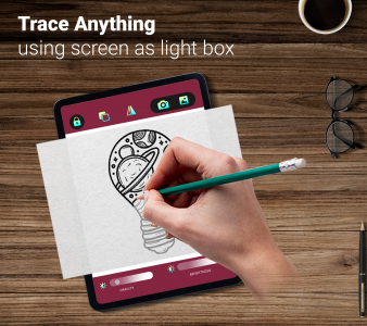 اسکرین شات 3 برنامه Draw : Trace & Sketch