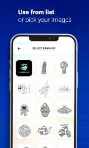 اسکرین شات 4 برنامه Draw : Trace & Sketch