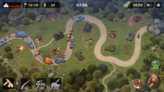 اسکرین شات 2 بازی WWII Defense: RTS Army TD game