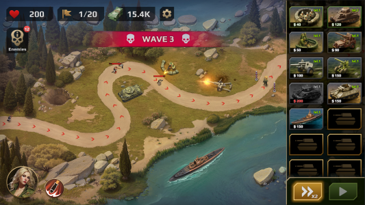 اسکرین شات 1 بازی WWII Defense: RTS Army TD game