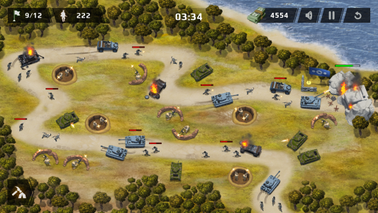 اسکرین شات بازی WWII Defense: RTS Army TD game 2