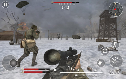 اسکرین شات بازی World War 2 Gun Games Offline 1