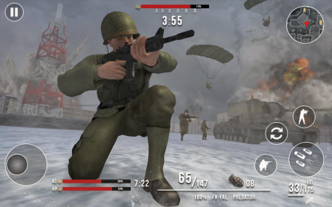 اسکرین شات 7 بازی World War 2 Gun Games Offline