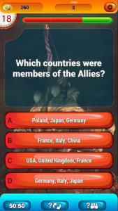 اسکرین شات بازی World War 2 Free Quiz 5