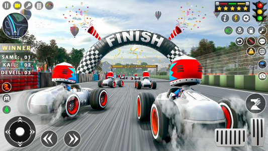 اسکرین شات بازی Kart Rush Racing - Smash karts 4
