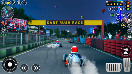 اسکرین شات بازی Kart Rush Racing - Smash karts 3