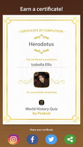 اسکرین شات 5 برنامه World History Quiz