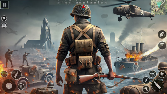 اسکرین شات 3 بازی World War 2 Frontline Commando