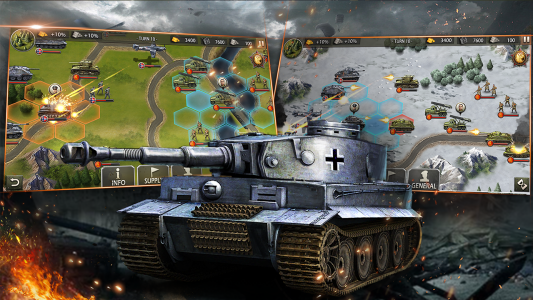 اسکرین شات بازی World War 2:WW2 Strategy Games 3