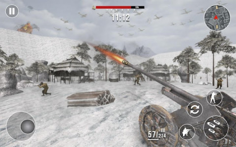 اسکرین شات بازی World War 2 Frontline Heroes: WW2 Commando Shooter 4