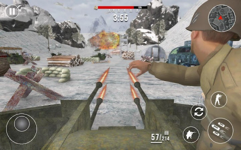 اسکرین شات بازی World War 2 Frontline Heroes: WW2 Commando Shooter 1