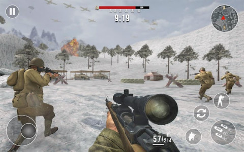 اسکرین شات بازی World War 2 Frontline Heroes: WW2 Commando Shooter 5
