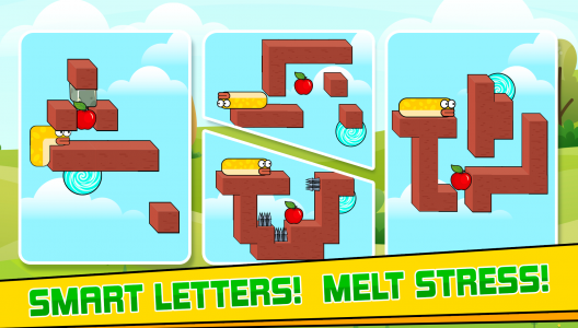 اسکرین شات 4 بازی Worm eat apple puzzle worm