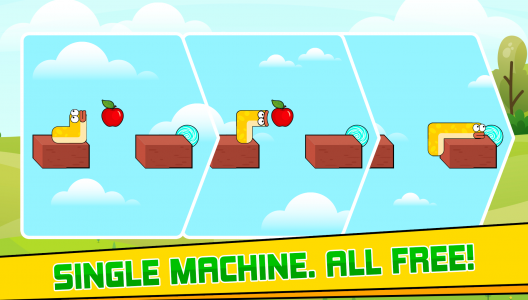 اسکرین شات 1 بازی Worm eat apple puzzle worm