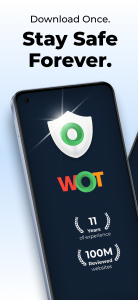 اسکرین شات برنامه WOT Mobile Security Protection 1