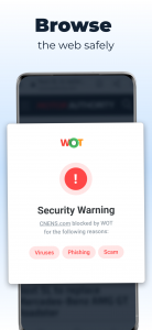 اسکرین شات برنامه WOT Mobile Security Protection 3