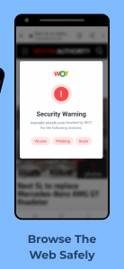 اسکرین شات برنامه WOT Mobile Security Protection 3