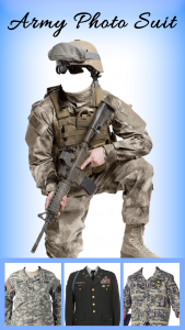 اسکرین شات برنامه Commando Photo Suit 4