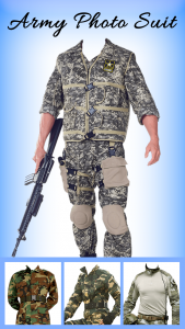 اسکرین شات برنامه Commando Photo Suit 8