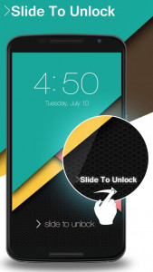 اسکرین شات برنامه Lock Screen Nexus 6 Theme 1