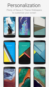 اسکرین شات برنامه Lock Screen Nexus 6 Theme 4
