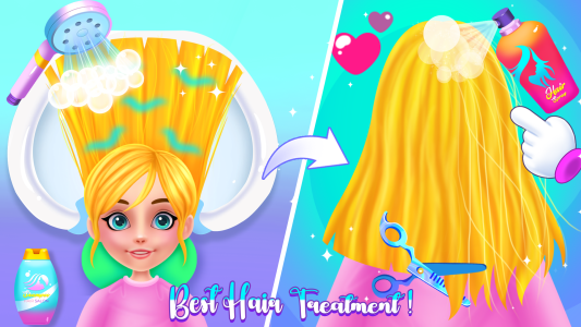 اسکرین شات 4 برنامه Girl Hair Salon and Beauty
