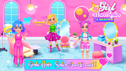 اسکرین شات 6 برنامه Girl Hair Salon and Beauty