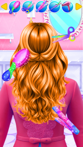 اسکرین شات برنامه Glam Girl Hair Salon Makeover 1