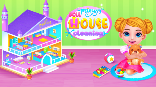 اسکرین شات برنامه Princess Doll House Cleaning 3