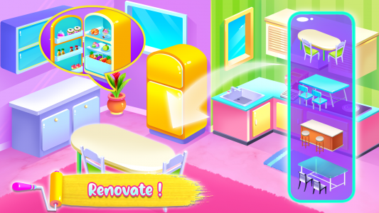 اسکرین شات 6 برنامه Princess Doll House Cleaning