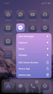 اسکرین شات 6 برنامه Wow Lavender Light - Icon Pack
