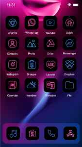 اسکرین شات برنامه Wow Pristine Theme - Icon Pack 2