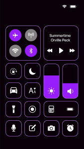 اسکرین شات برنامه Wow Purple Neon - Icon Pack 4