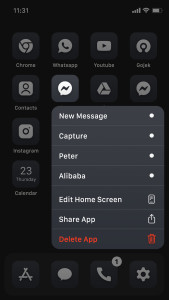 اسکرین شات 6 برنامه Wow Black Theme - Icon Pack